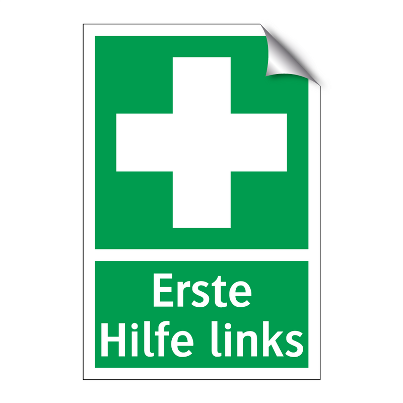 Erste Hilfe links