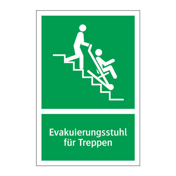 Evakuierungsstuhl für Treppen