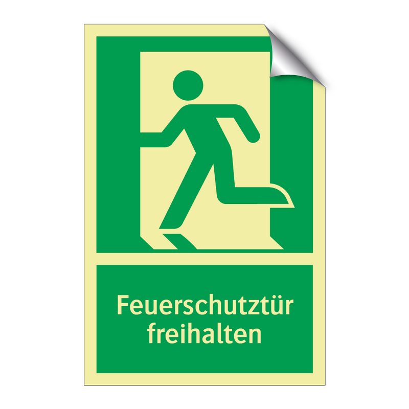 Feuerschutztür freihalten