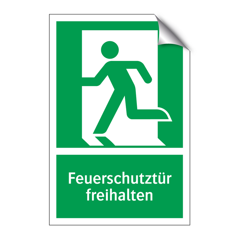 Feuerschutztür freihalten