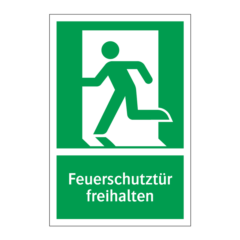 Feuerschutztür freihalten