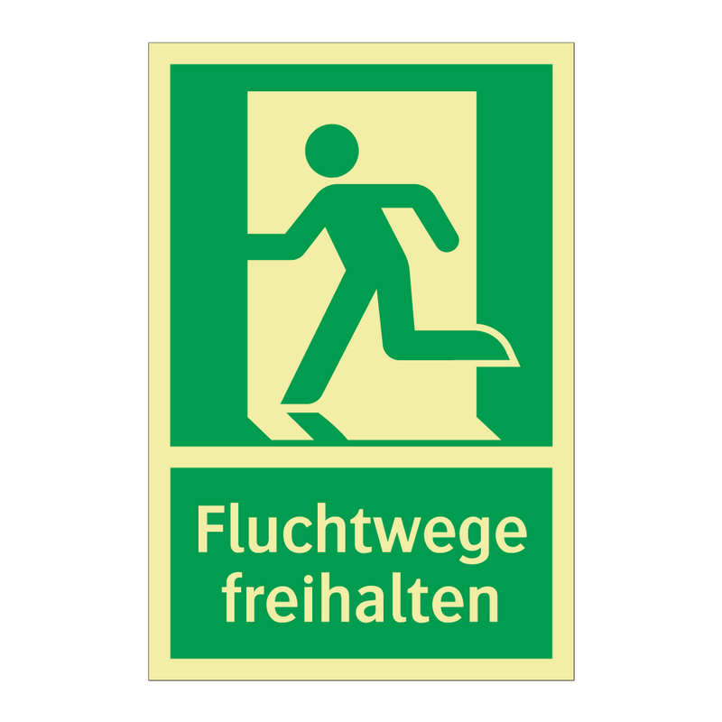 Fluchtwege freihalten