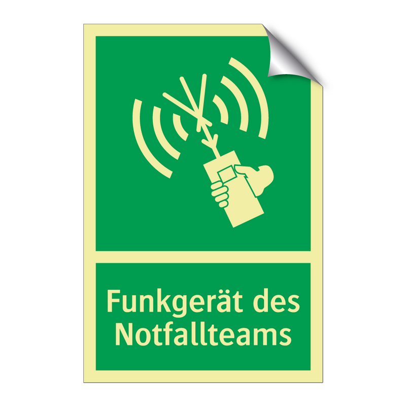 Funkgerät des Notfallteams