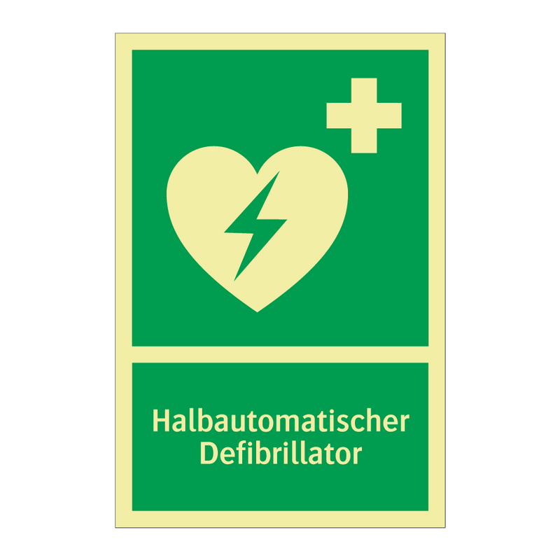 Halbautomatischer Defibrillator