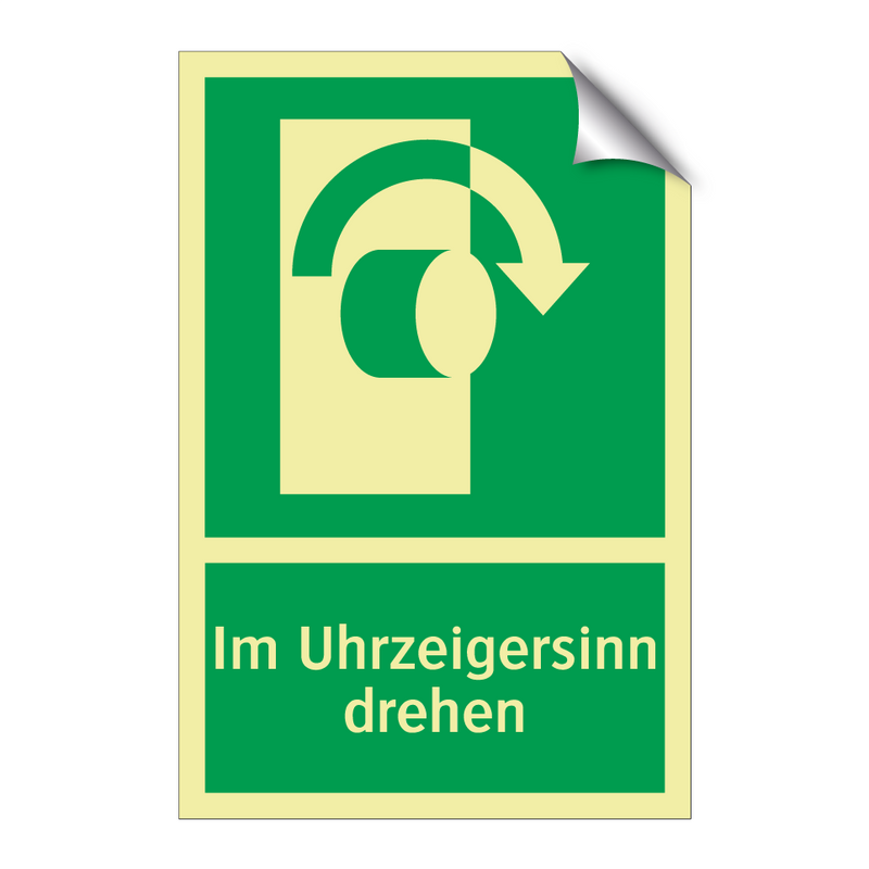 Im Uhrzeigersinn drehen