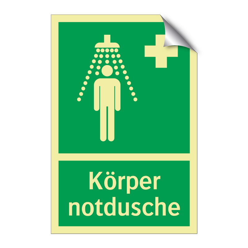 Körper notdusche