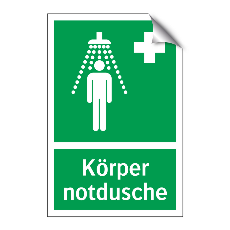 Körper notdusche