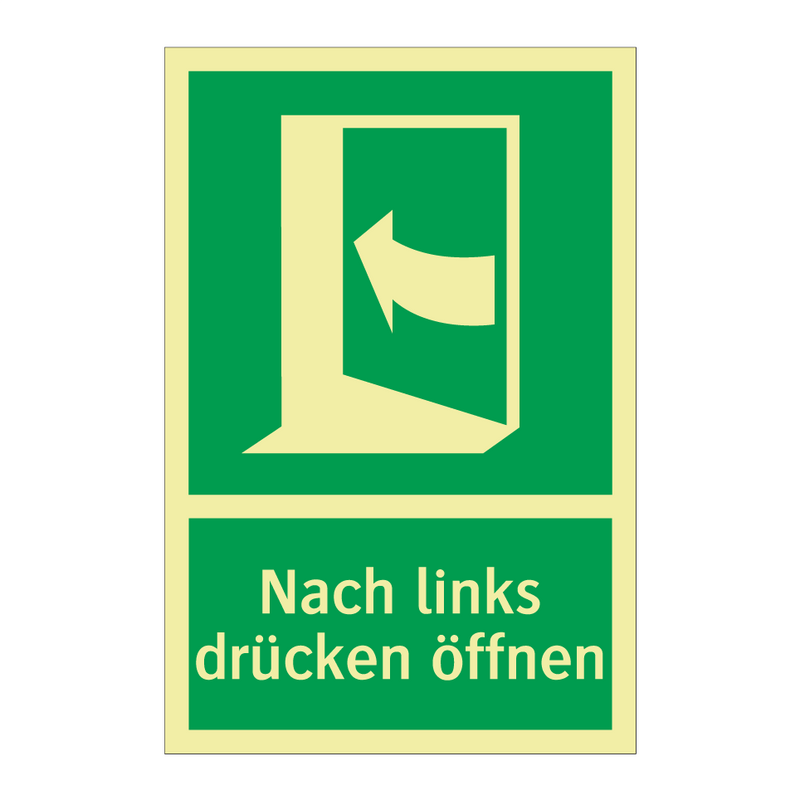 Nach links drücken öffnen