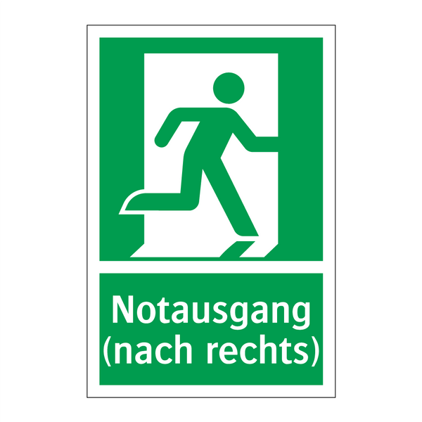 Notausgang (nach rechts)