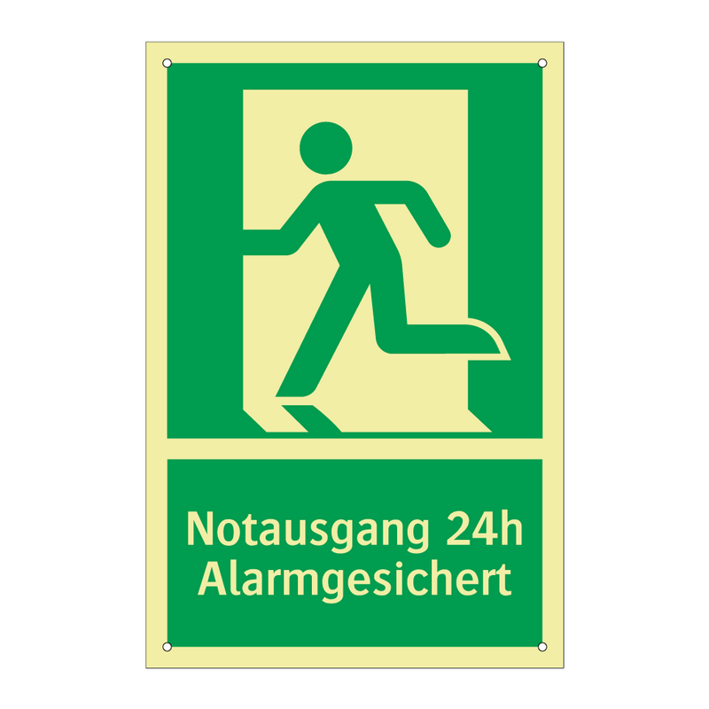 Notausgang 24h Alarmgesichert