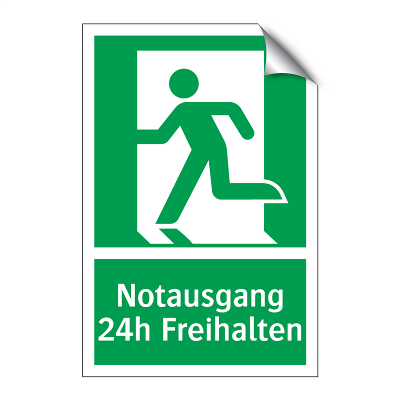 Notausgang 24h Freihalten