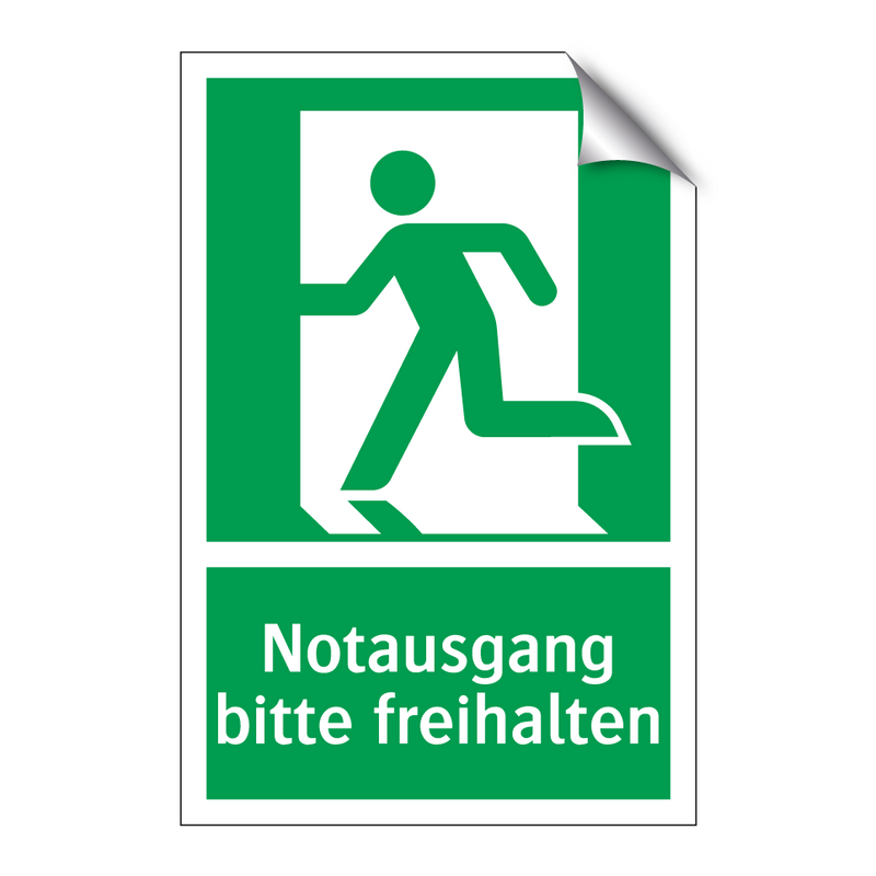 Notausgang bitte freihalten