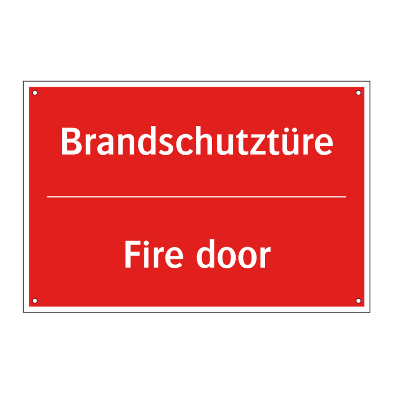 Brandschutztüre - Fire door