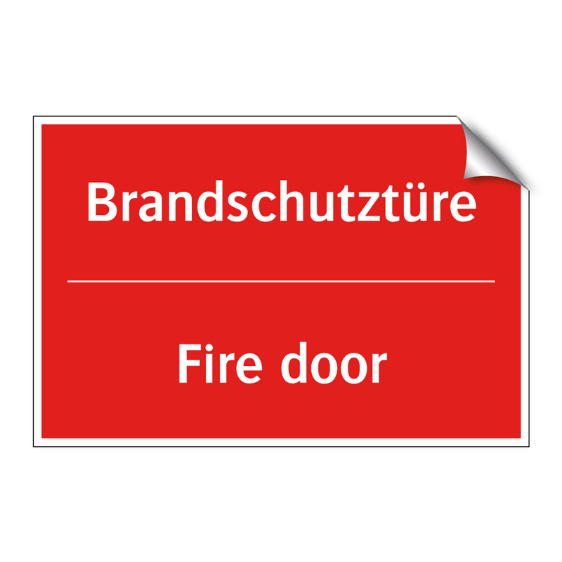 Brandschutztüre - Fire door