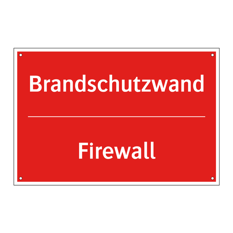 Brandschutzwand - Firewall