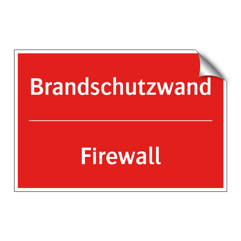 Brandschutzwand - Firewall