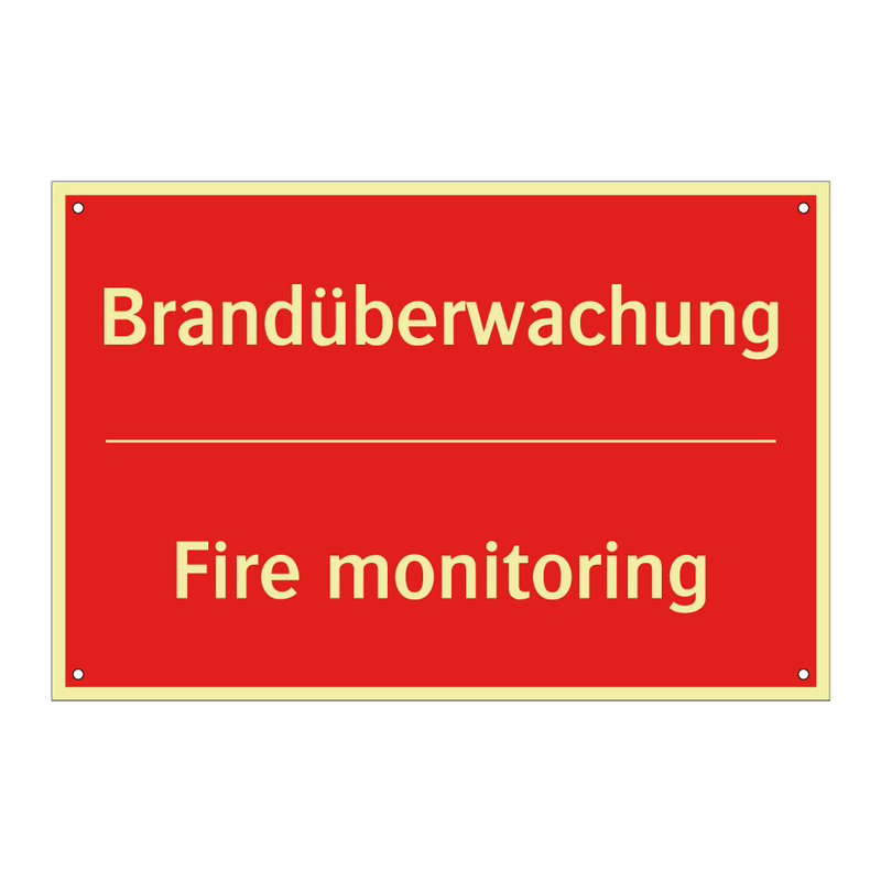 Brandüberwachung - Fire monitoring