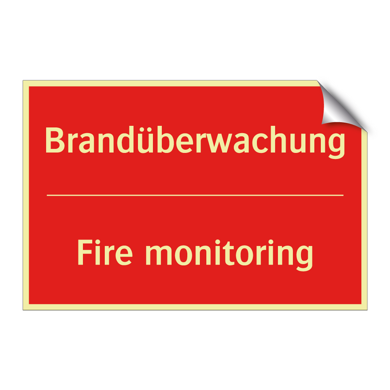 Brandüberwachung - Fire monitoring