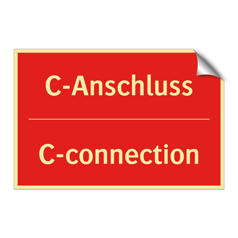 C-Anschluss - C-connection