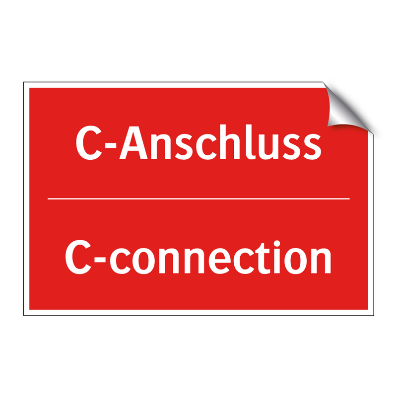 C-Anschluss - C-connection