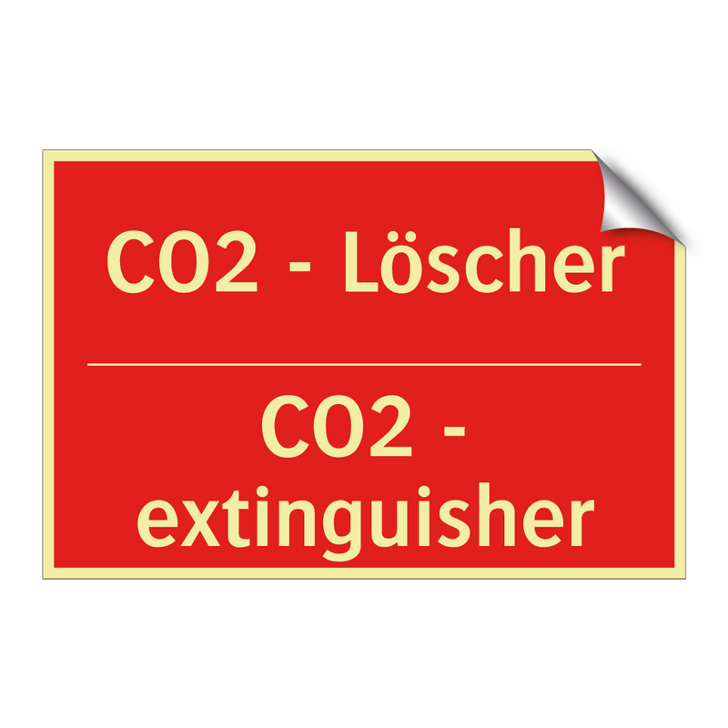 CO2 - Löscher - CO2 - extinguisher