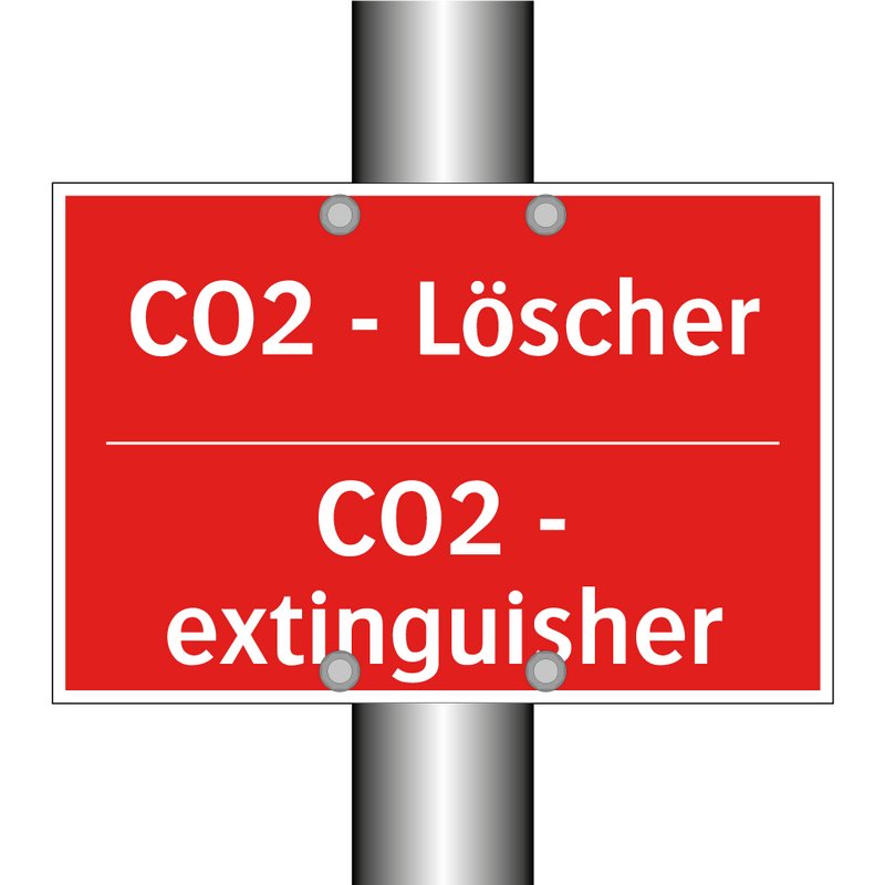 CO2 - Löscher - CO2 - extinguisher