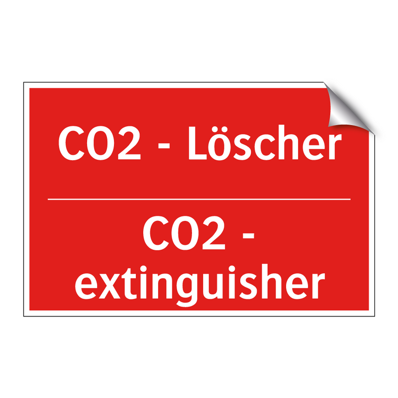 CO2 - Löscher - CO2 - extinguisher