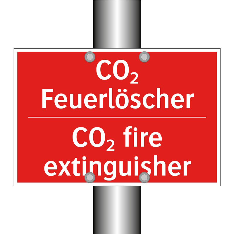 CO₂ Feuerlöscher - CO₂ fire extinguisher