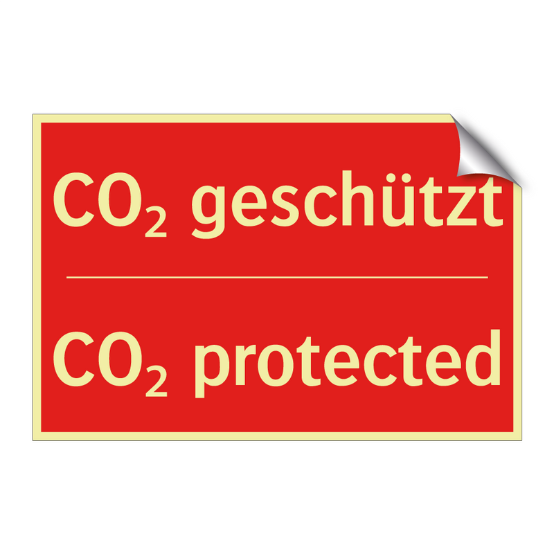 CO₂ geschützt - CO₂ protected