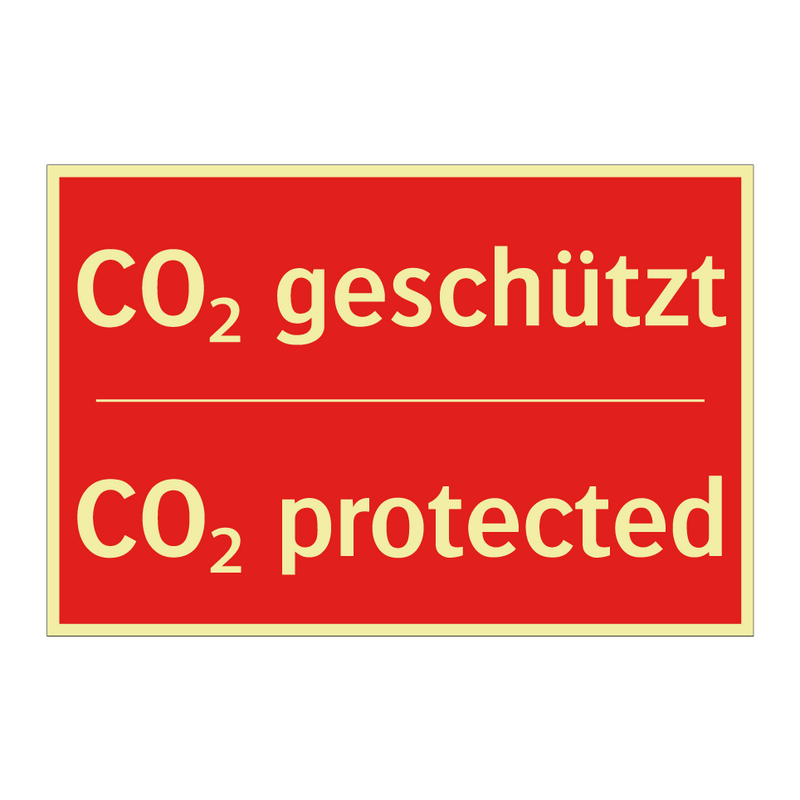 CO₂ geschützt - CO₂ protected