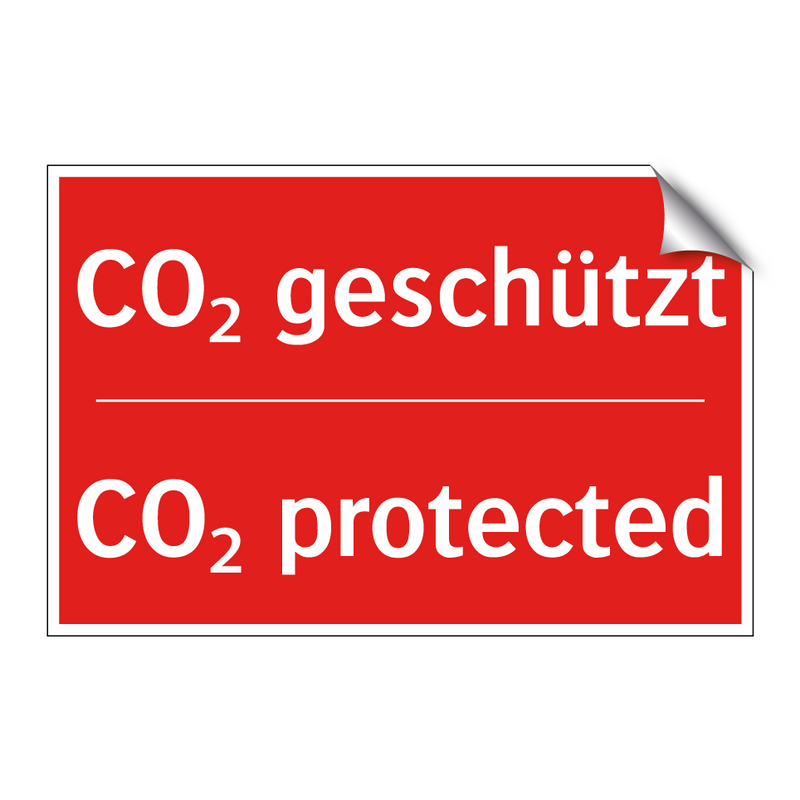 CO₂ geschützt - CO₂ protected