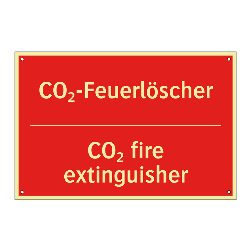 CO₂-Feuerlöscher - CO₂ fire extinguisher