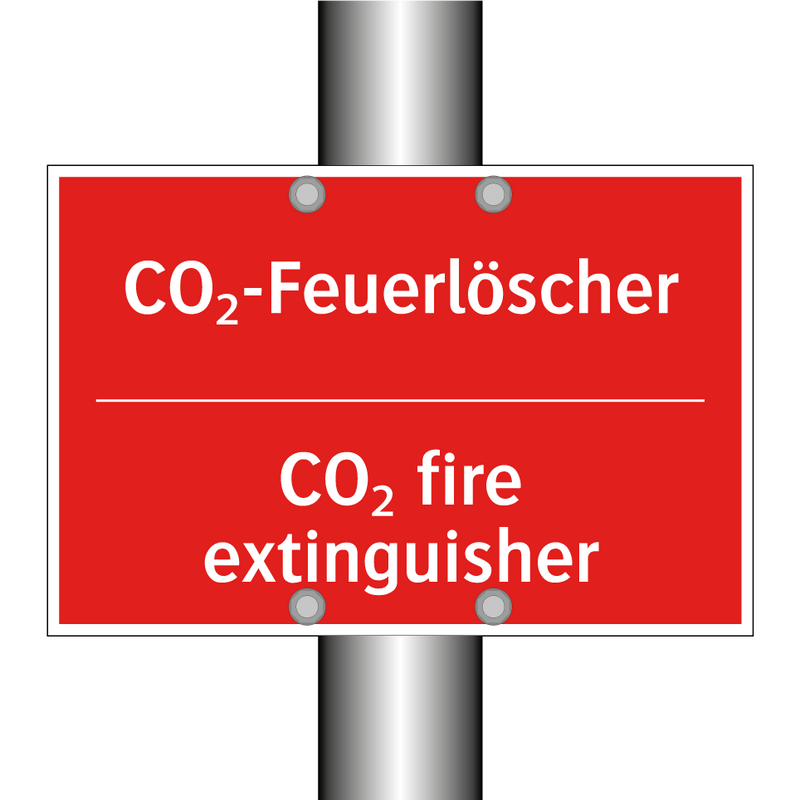 CO₂-Feuerlöscher - CO₂ fire extinguisher