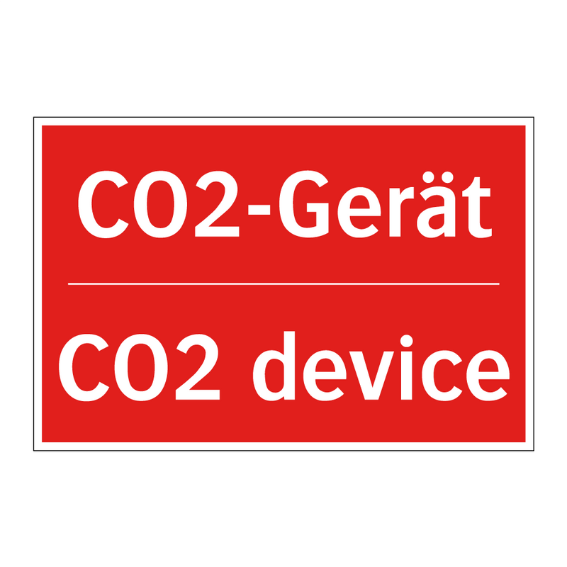 CO2-Gerät - CO2 device