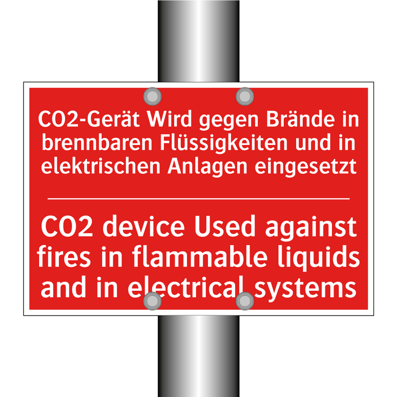 CO2-Gerät Wird gegen Brände in /.../ - CO2 device Used against fires /.../