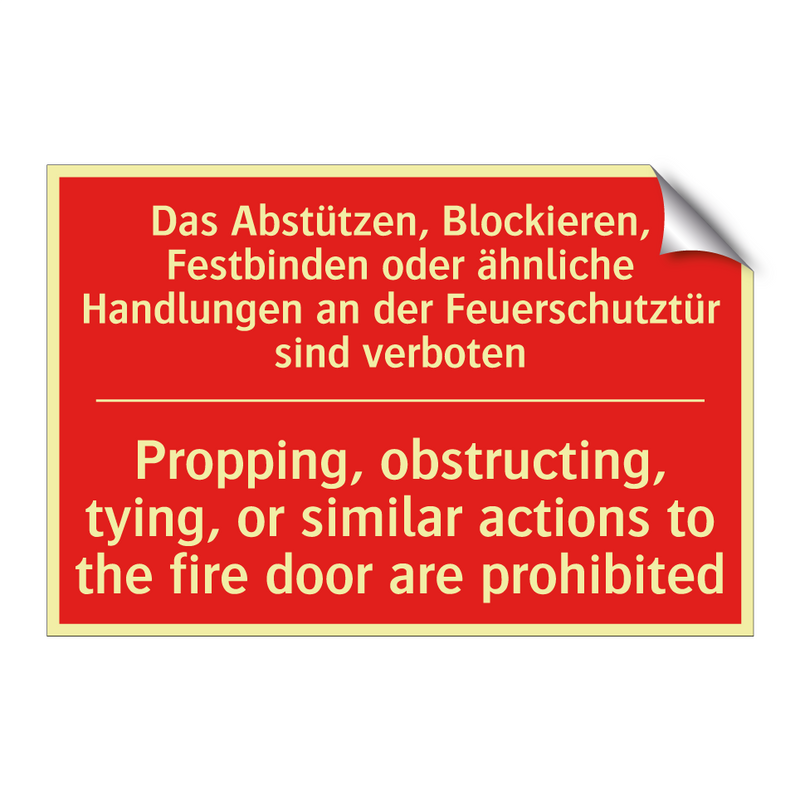 Das Abstützen, Blockieren, Festbinden /.../ - Propping, obstructing, tying, /.../