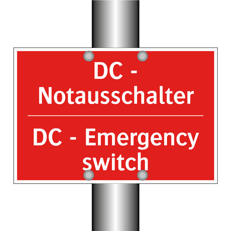 DC - Notausschalter - DC - Emergency switch