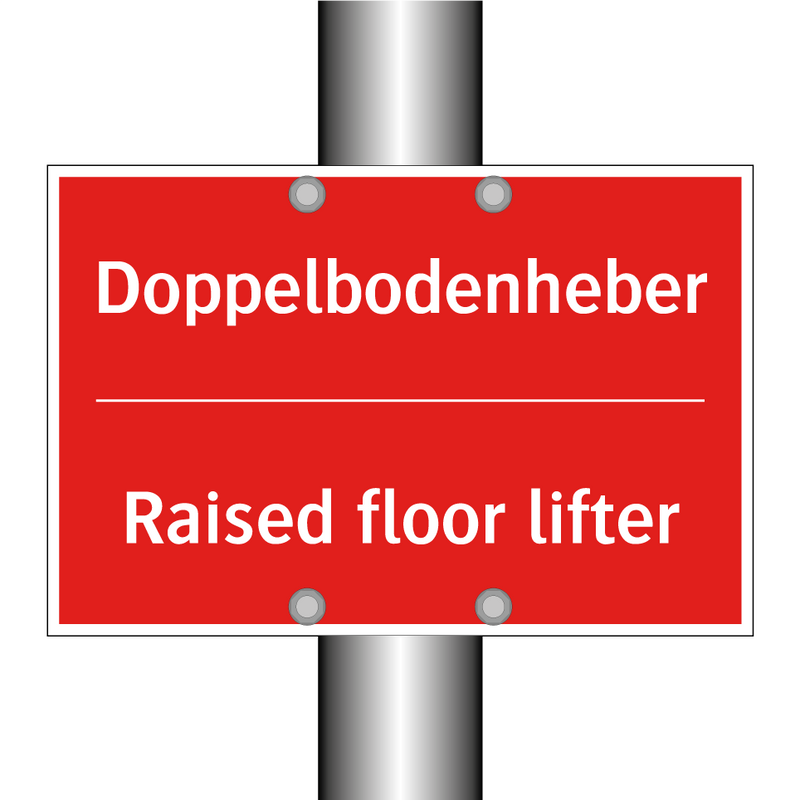 Doppelbodenheber - Raised floor lifter