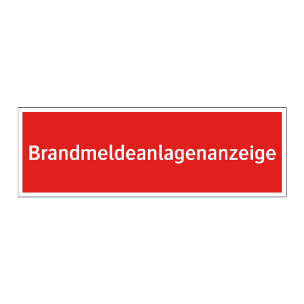 Brandmeldeanlagenanzeige