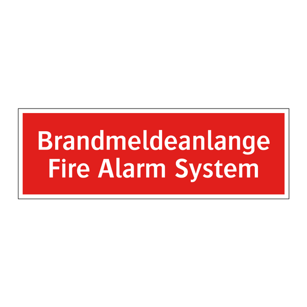 Brandmeldeanlange Fire Alarm System