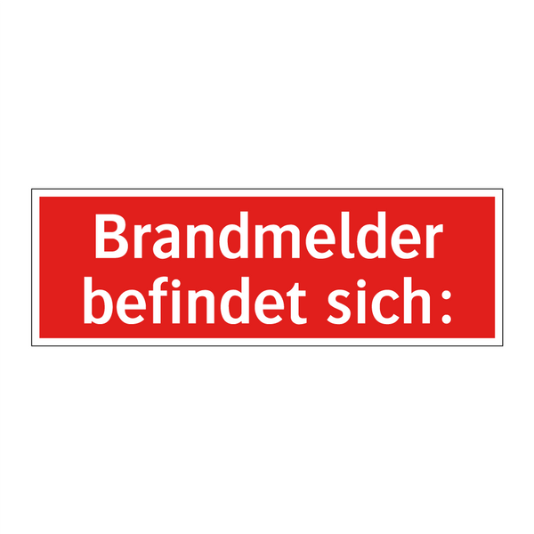 Brandmelder befindet sich: