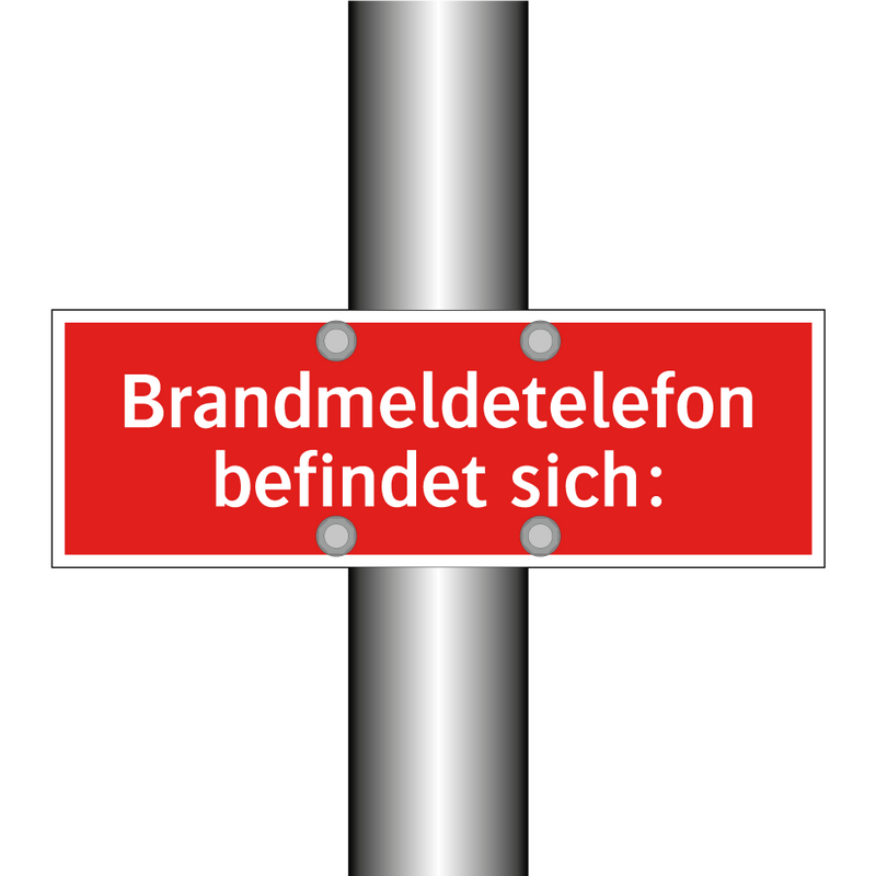 Brandmeldetelefon befindet sich: