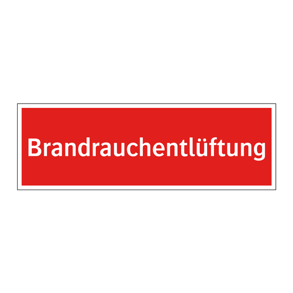 Brandrauchentlüftung