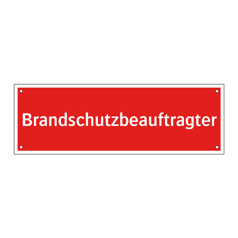 Brandschutzbeauftragter