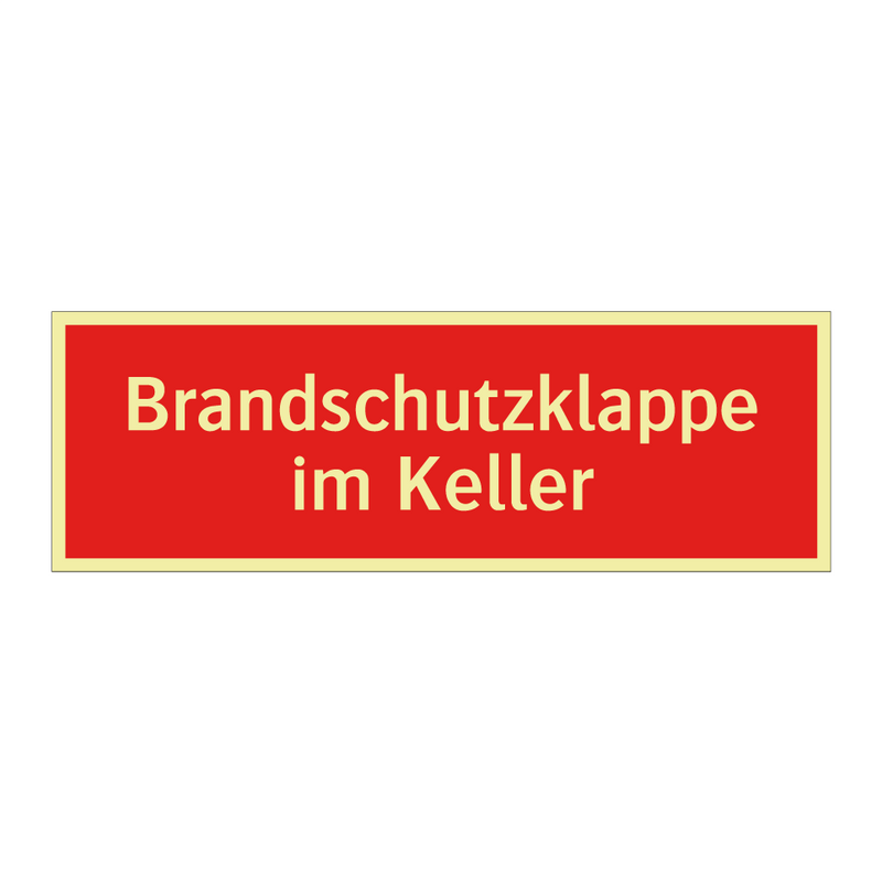 Brandschutzklappe im Keller