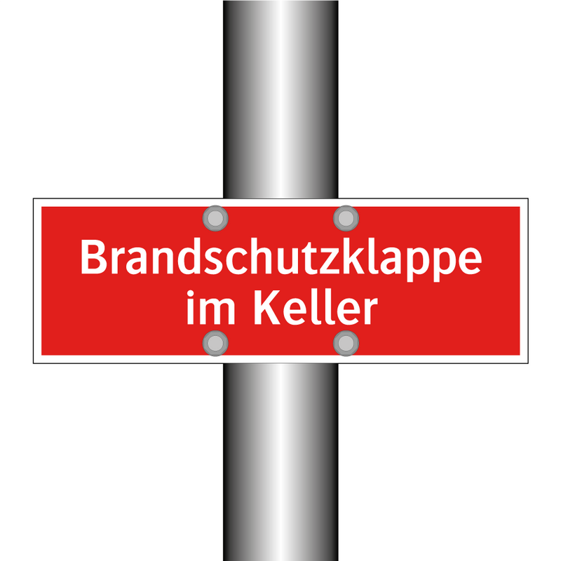 Brandschutzklappe im Keller