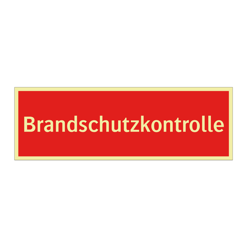 Brandschutzkontrolle