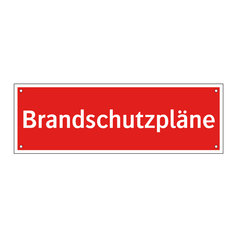 Brandschutzpläne