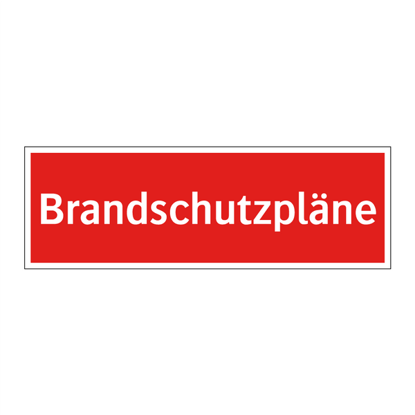 Brandschutzpläne