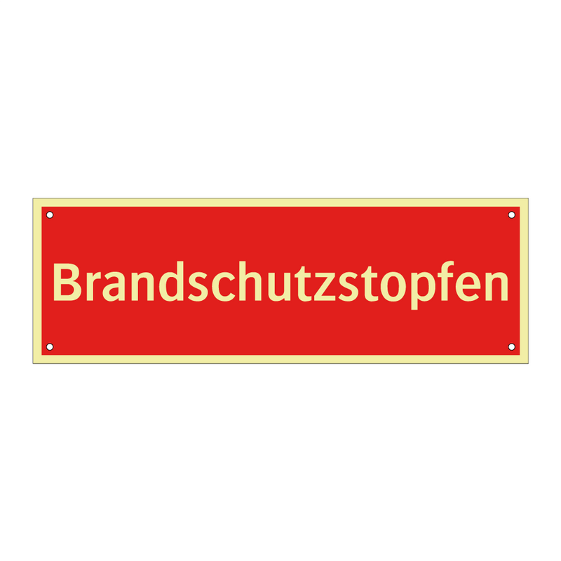 Brandschutzstopfen